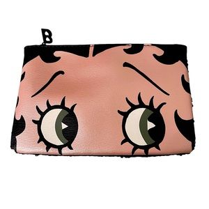 IPSY Betty Boop x Ipsy Cosmetic Case * Black Sequin Back * Black Lined Enclosure
